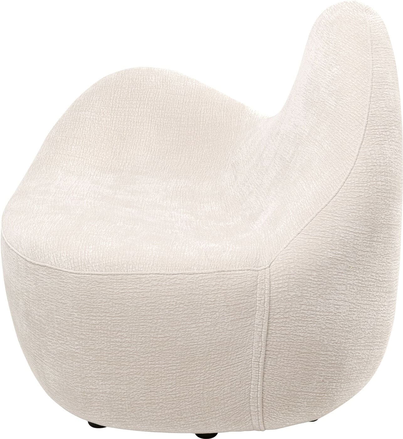 Fauteuil Glow Wave Medium Cream 116cm Kare Design Fauteuil 71481