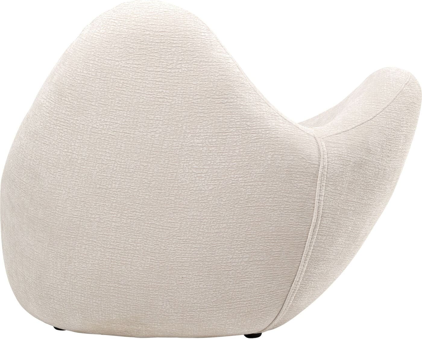 Fauteuil Glow Wave Medium Cream 116cm Kare Design Fauteuil 71481