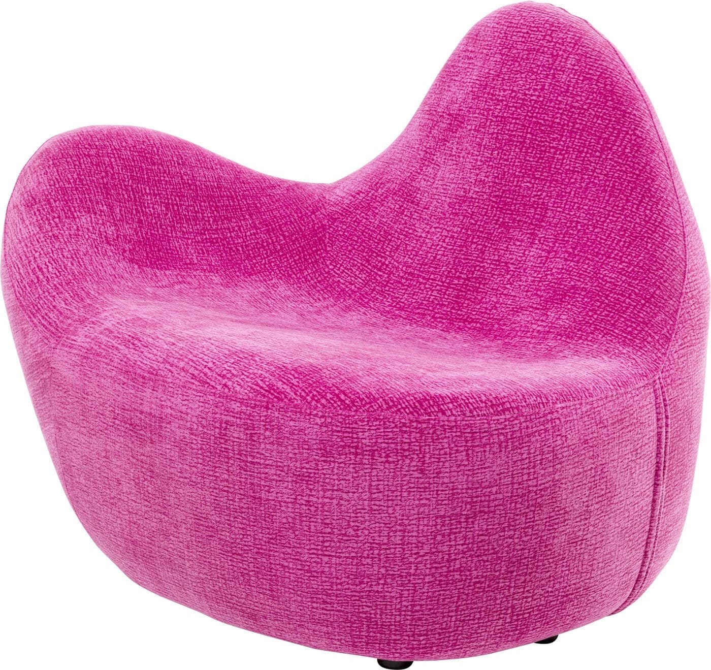Fauteuil Glow Wave Medium Pink 116cm Kare Design Fauteuil 71483