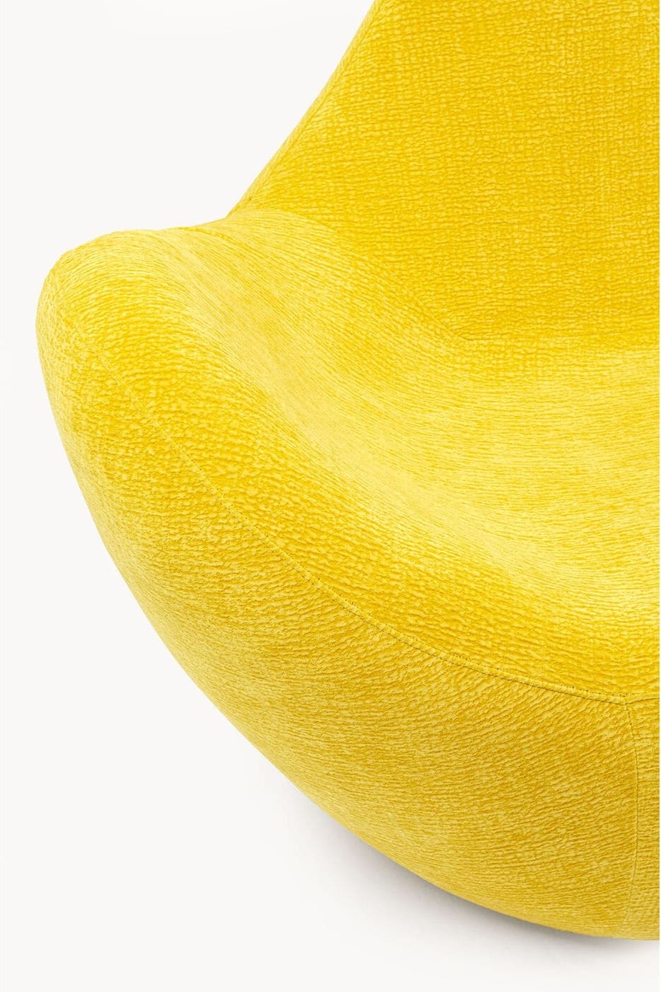Fauteuil Glow Wave Medium Yellow 116cm Kare Design Fauteuil 71482