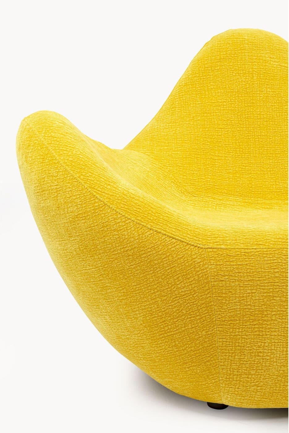 Fauteuil Glow Wave Medium Yellow 116cm Kare Design Fauteuil 71482