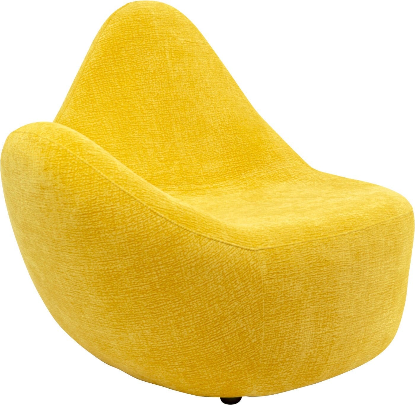 Fauteuil Glow Wave Medium Yellow 116cm Kare Design Fauteuil 71482