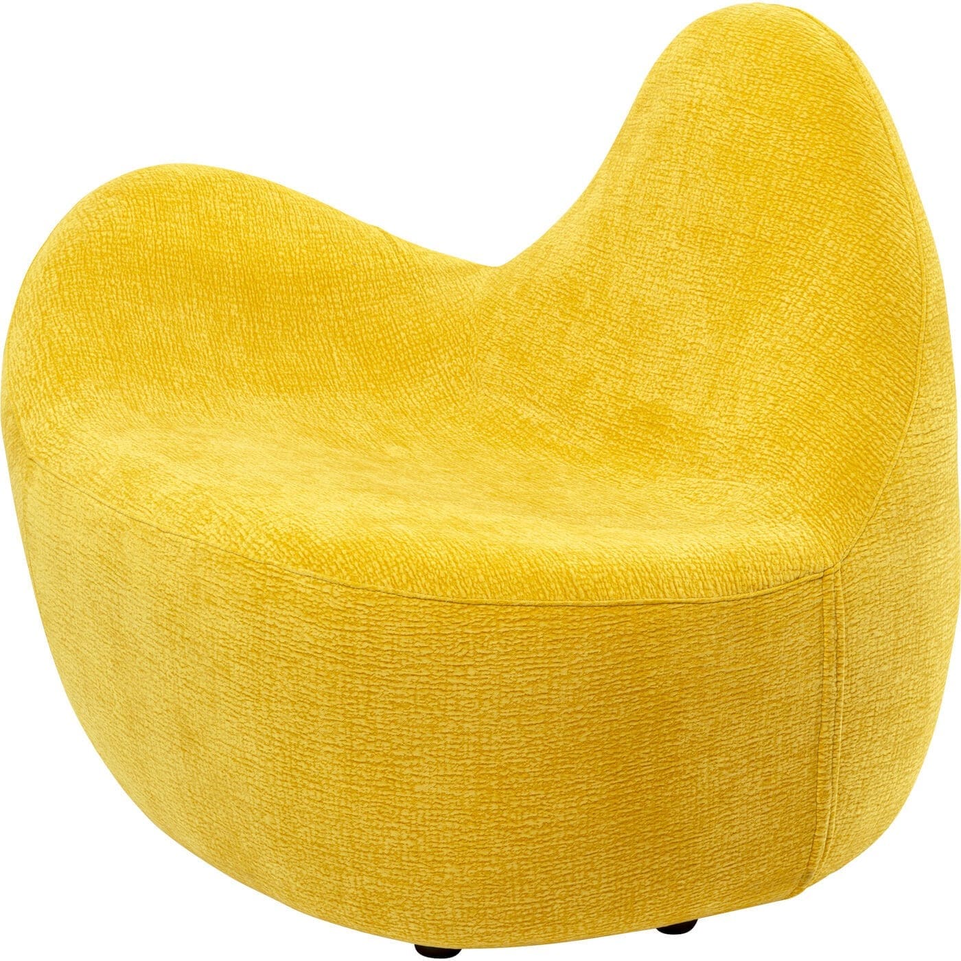Fauteuil Glow Wave Medium Yellow 116cm Kare Design Fauteuil 71482