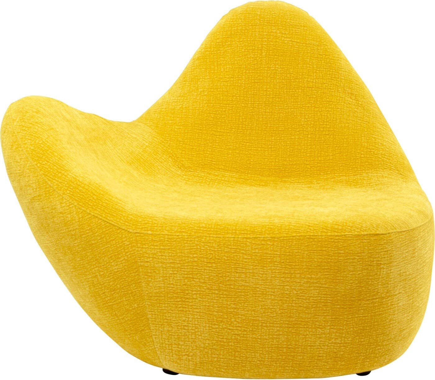 Fauteuil Glow Wave Medium Yellow 116cm Kare Design Fauteuil 71482