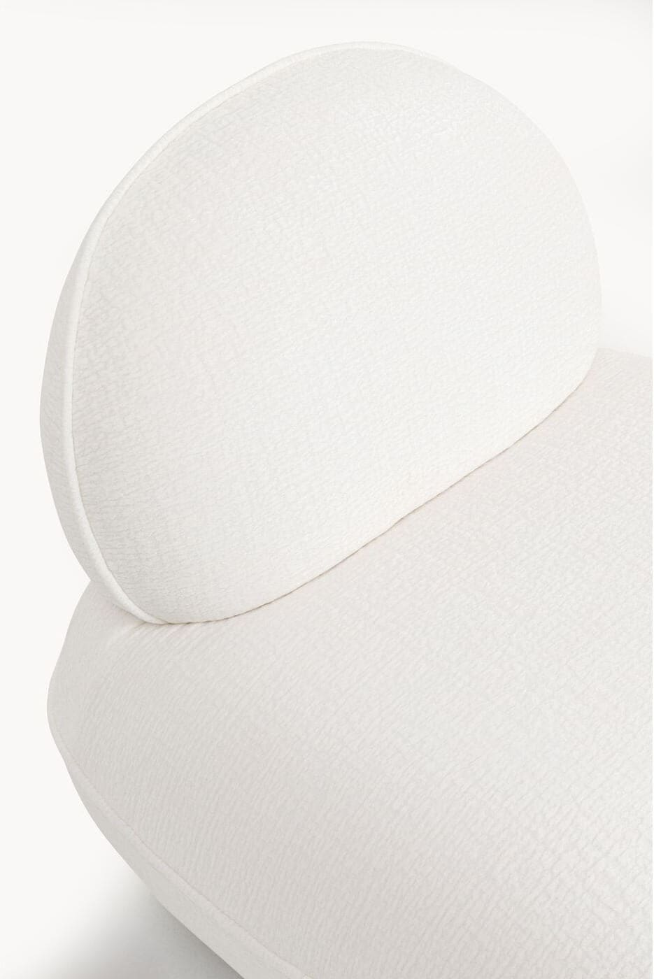 Fauteuil Kumo Cream 70cm Kare Design Fauteuil 71610