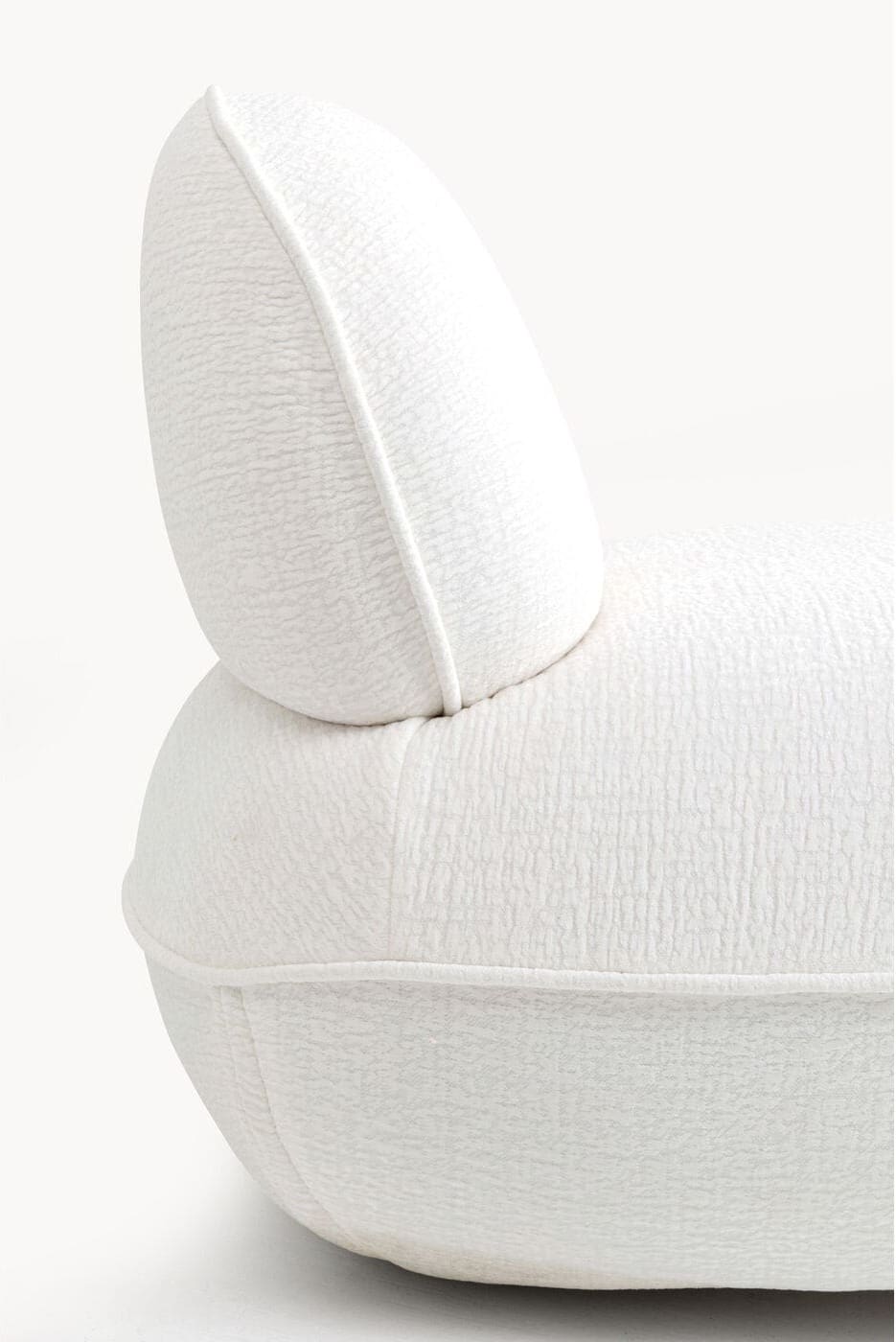 Fauteuil Kumo Cream 70cm Kare Design Fauteuil 71610