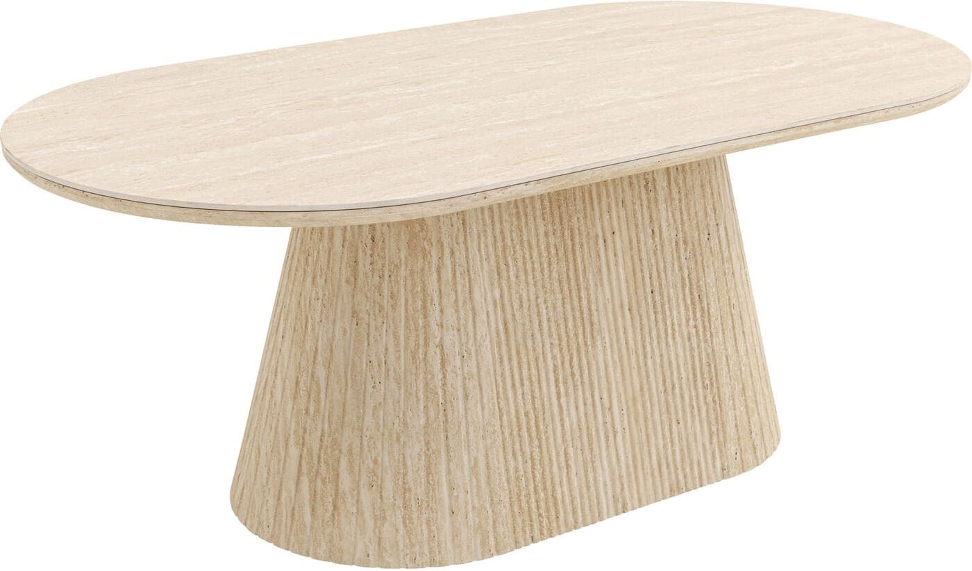 Salontafel Alma Travertin 120x60cm Kare Design Salontafel 71426