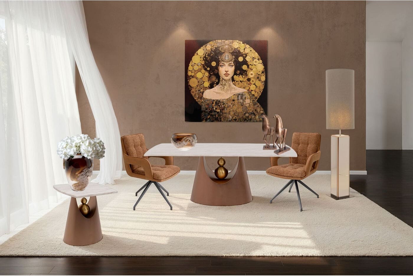 Salontafel Geraldo 140x80cm Kare Design Salontafel 71635