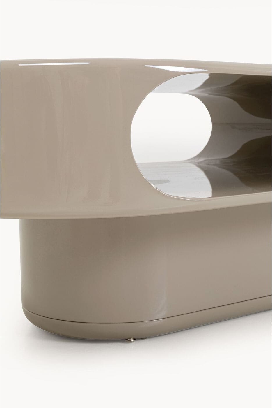 Salontafel Groove Taupe 160x100cm Kare Design Salontafel 71172