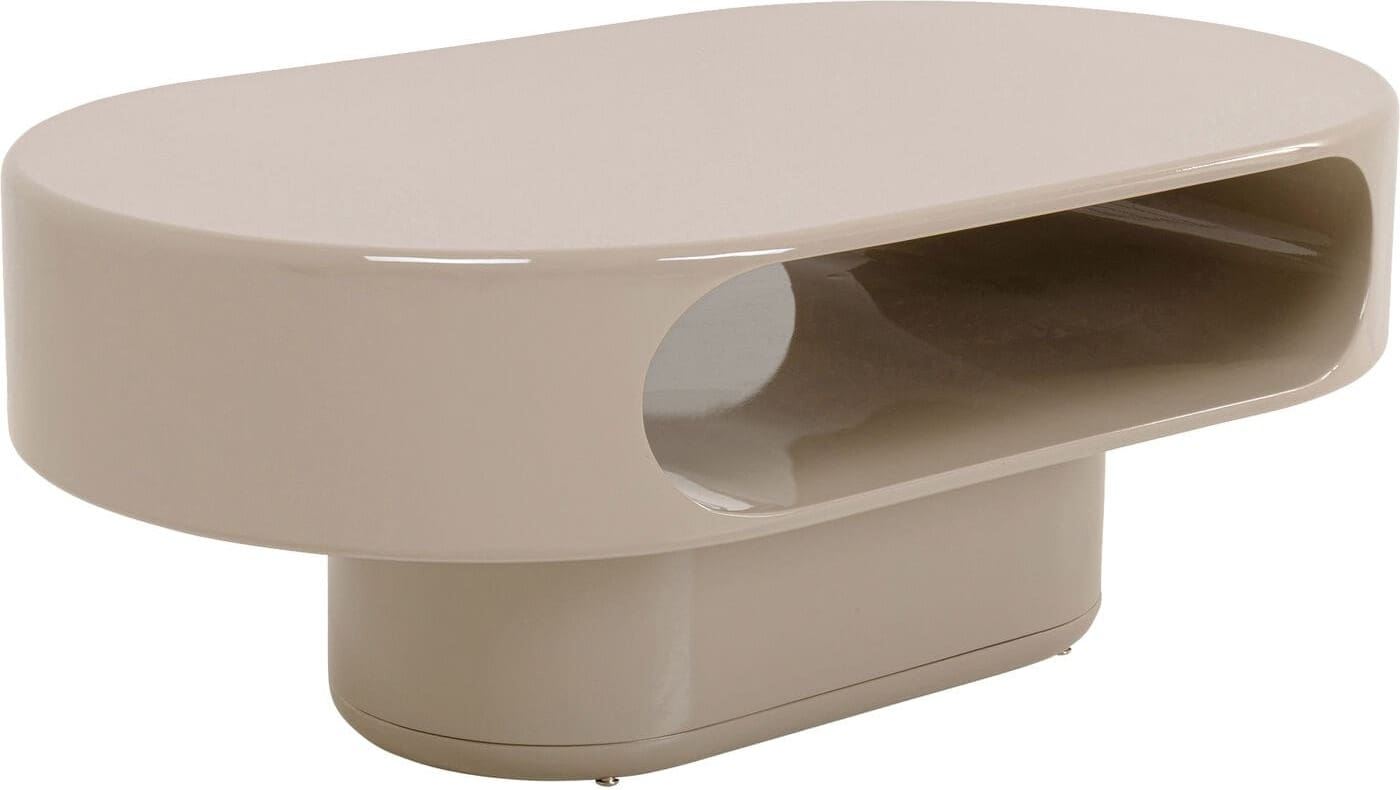 Salontafel Groove Taupe 160x100cm Kare Design Salontafel 71172