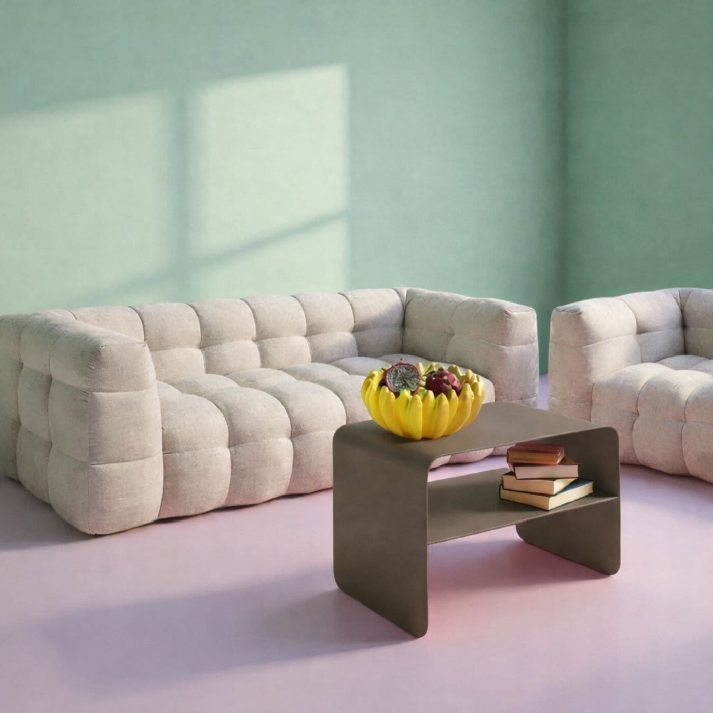 Salontafel Lounge S Taupe Kare Design Salontafel 71719