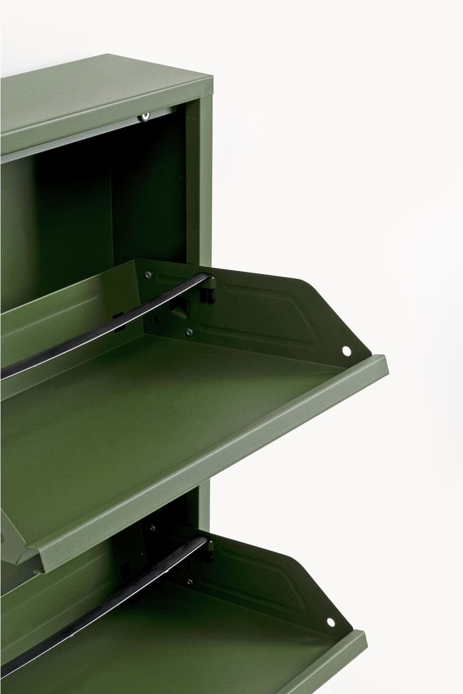 Schoenenkast Paolo 3 Olive (MO) Kare Design Schoenenkast 71543