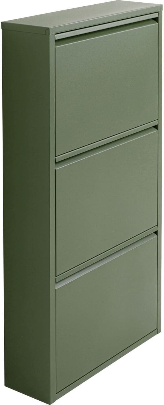 Schoenenkast Paolo 3 Olive (MO) Kare Design Schoenenkast 71543
