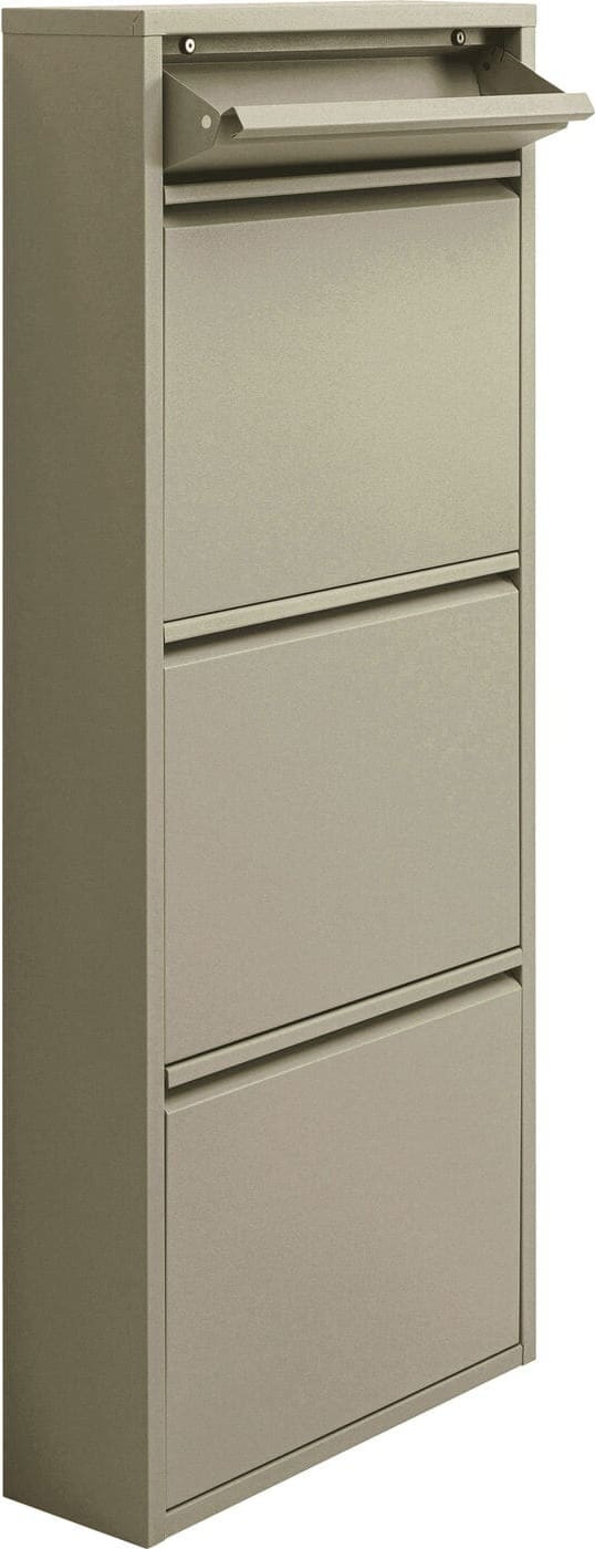 Schoenenkast Paolo 3 Plus 1 Khaki (MO) Kare Design Schoenenkast 71554