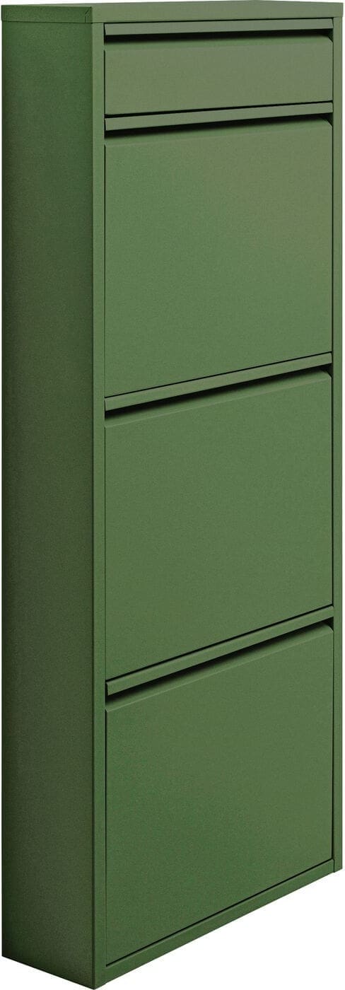 Schoenenkast Paolo 3 Plus 1 Olive (MO) Kare Design Schoenenkast 71545