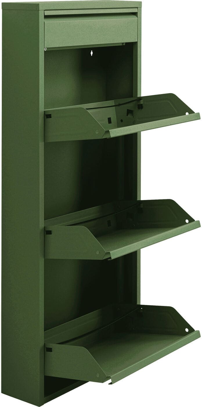 Schoenenkast Paolo 3 Plus 1 Olive (MO) Kare Design Schoenenkast 71545