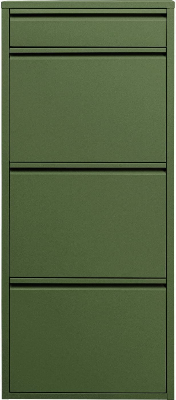 Schoenenkast Paolo 3 Plus 1 Olive (MO) Kare Design Schoenenkast 71545