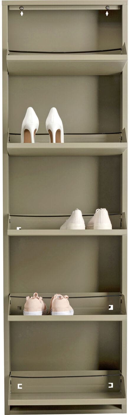 Schoenenkast Paolo 5 Khaki (MO) Kare Design Schoenenkast 71553