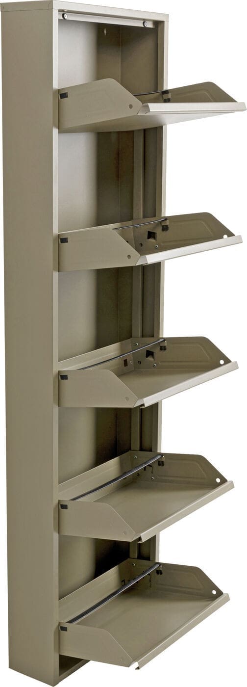 Schoenenkast Paolo 5 Khaki (MO) Kare Design Schoenenkast 71553