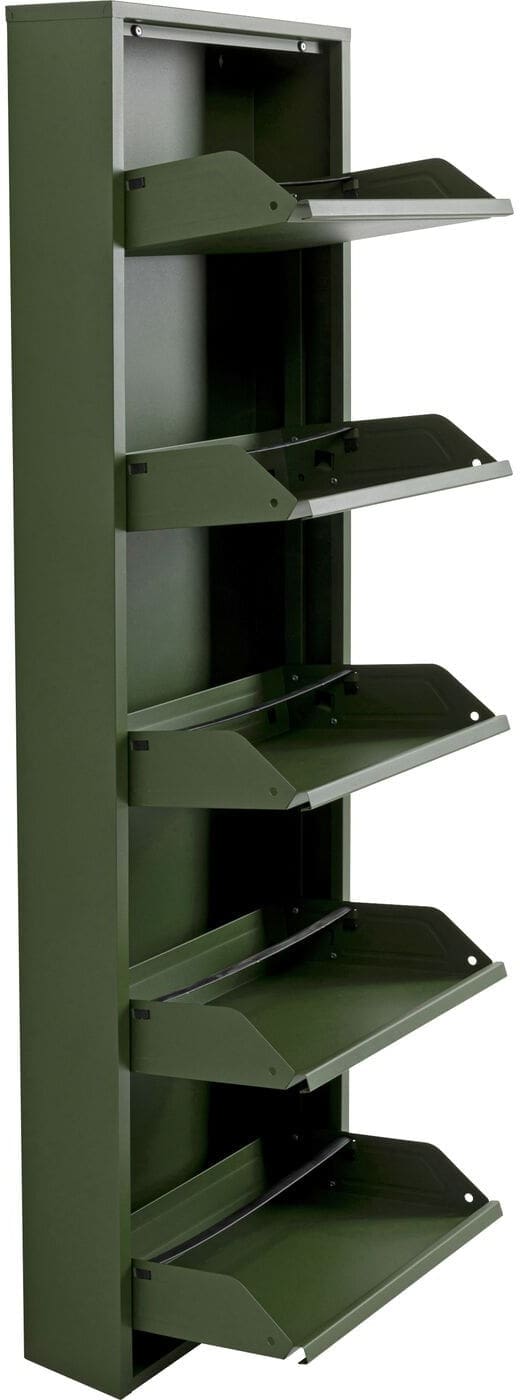 Schoenenkast Paolo 5 Olive (MO) Kare Design Schoenenkast 71544