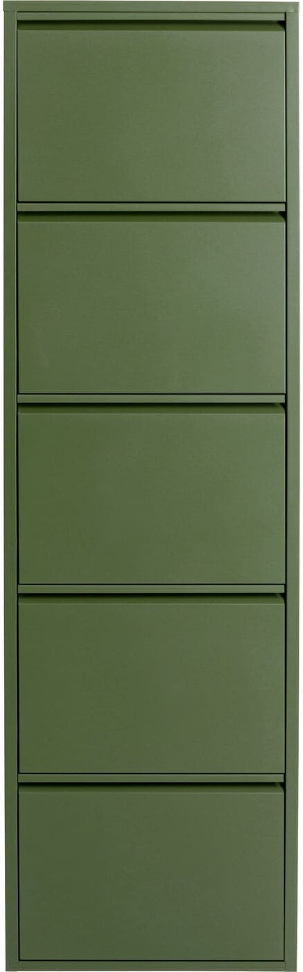 Schoenenkast Paolo 5 Olive (MO) Kare Design Schoenenkast 71544