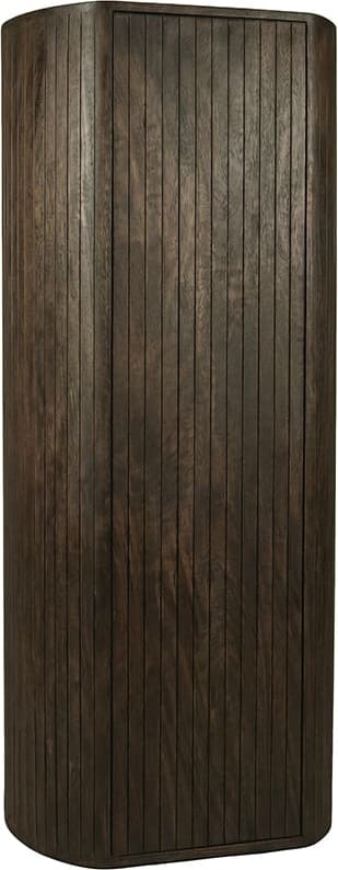 LABEL51 Bergkast Miya - Espresso - Mangohout - 160 cm - Rechts Bruin Bergkast