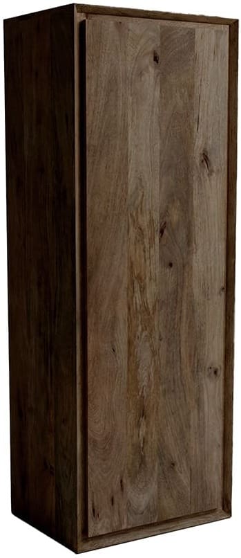 LABEL51 Bergkast Nori - Espresso - Mangohout - 140 cm - Rechts Bruin Bergkast