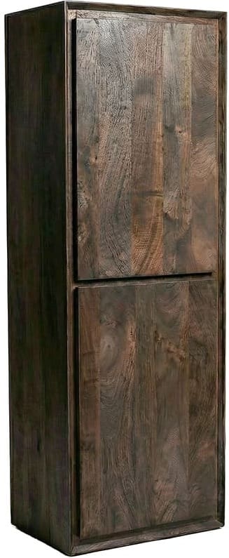 LABEL51 Bergkast Nori - Espresso - Mangohout - 160 cm - Rechts Bruin Bergkast