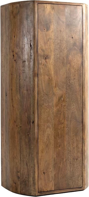 LABEL51 Bergkast Saya - Natural - Mangohout - 160 cm - Rechts Bergkast
