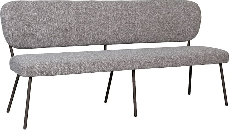 LABEL51 Eetkamerbank Eetkamerbank Singapore - Mushroom - Royal Boucle - 220 cm Eetkamerbank