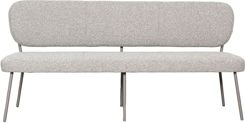 LABEL51 Eetkamerbank Eetkamerbank Singapore - Naturel - Royal Boucle - 190 cm Naturel Eetkamerbank