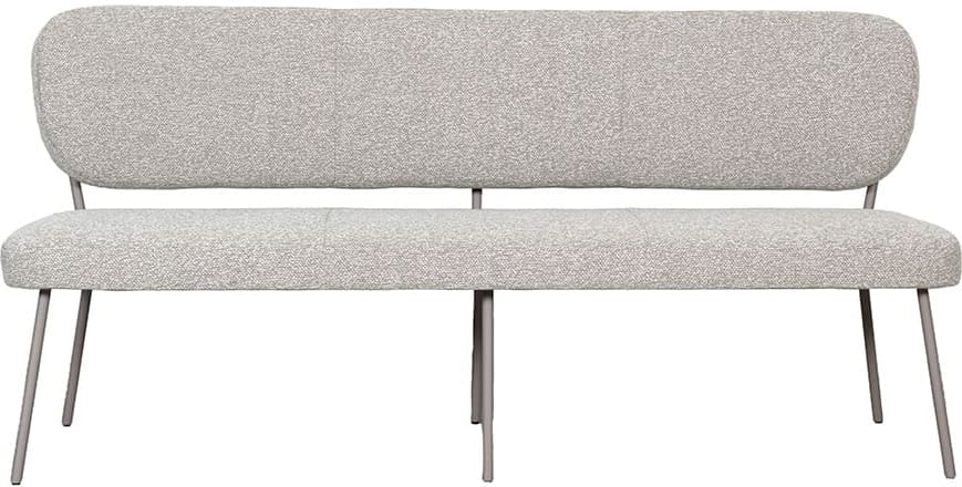 LABEL51 Eetkamerbank Eetkamerbank Singapore - Naturel - Royal Boucle - 220 cm Naturel Eetkamerbank