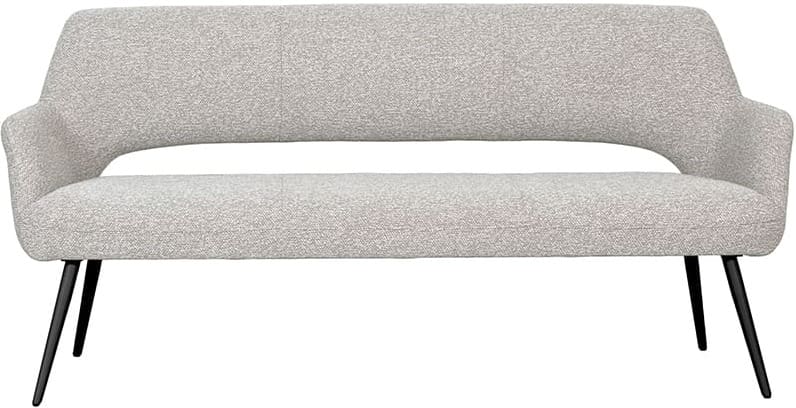 LABEL51 Eetkamerbank Eetkamerbank Sunray - Naturel - Royal Boucle - 190 cm Naturel Eetkamerbank