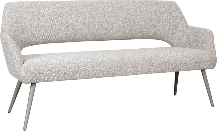 LABEL51 Eetkamerbank Eetkamerbank Sunray - Naturel - Royal Boucle - 220 cm Naturel Eetkamerbank