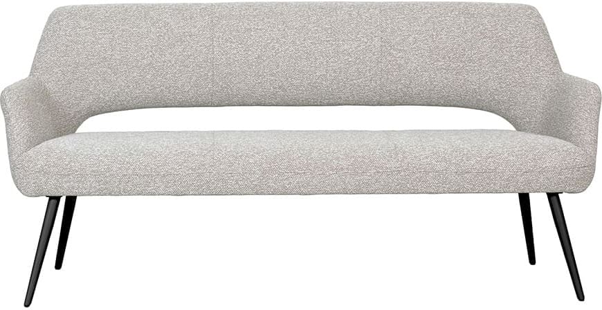 LABEL51 Eetkamerbank Eetkamerbank Sunray - Naturel - Royal Boucle - 220 cm Naturel Eetkamerbank