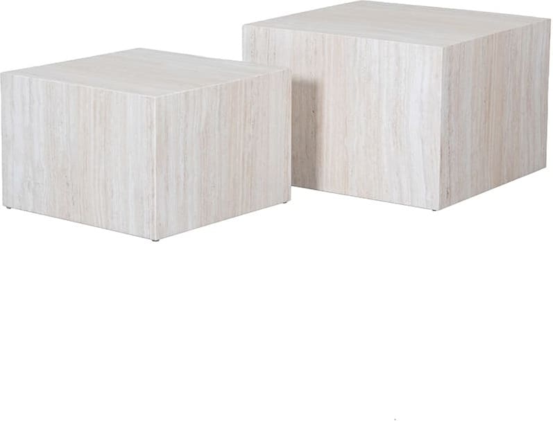 LABEL51 Salontafel Base - Travertin - Travertin Salontafel
