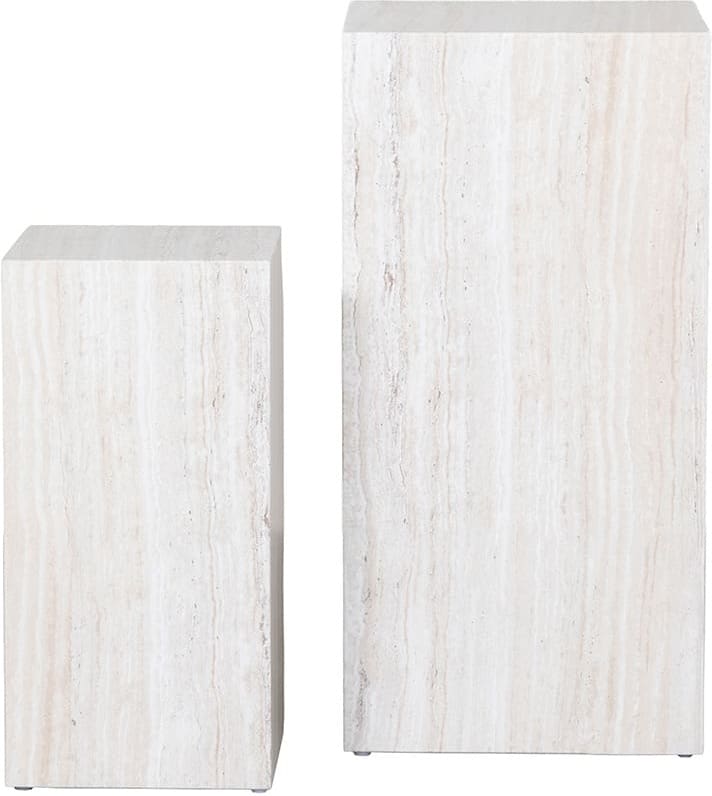 LABEL51 Salontafel Pedestal - Travertin - Travertin Salontafel