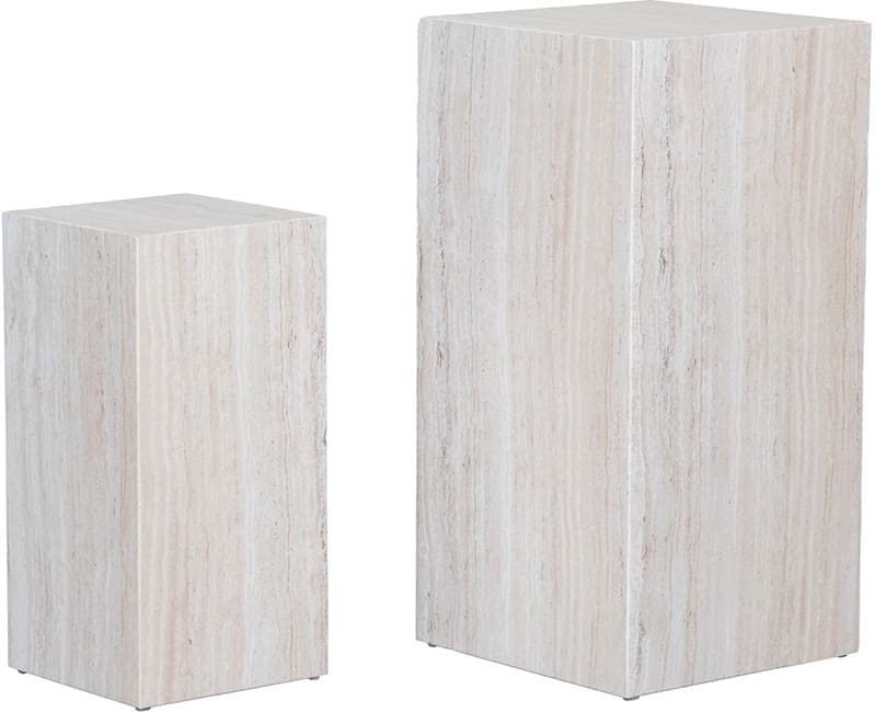 LABEL51 Salontafel Pedestal - Travertin - Travertin Salontafel