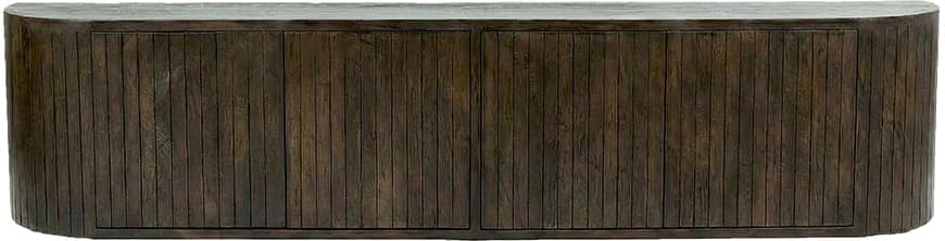 LABEL51 Tv-meubel Miya - Espresso - Mangohout - 220 cm Bruin Tv-meubel|Tv-dressoir