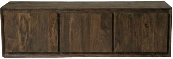 LABEL51 Tv-meubel Nori - Espresso - Mangohout - 140 cm Bruin Tv-meubel|Tv-dressoir