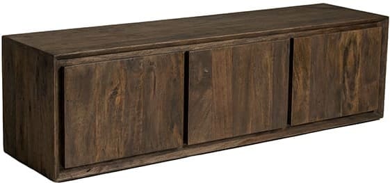 LABEL51 Tv-meubel Nori - Espresso - Mangohout - 140 cm Bruin Tv-meubel|Tv-dressoir