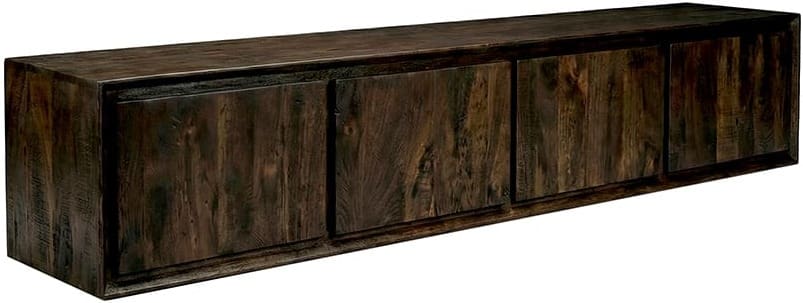 LABEL51 Tv-meubel Nori - Espresso - Mangohout - 190 cm Bruin Tv-meubel|Tv-dressoir