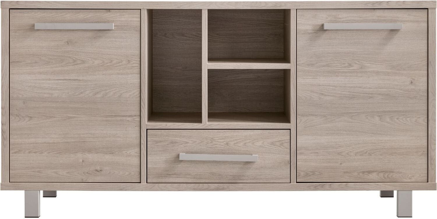Profijt Meubel Dressoir Gradoly 90x180x45 cm grijs Grijs Dressoir
