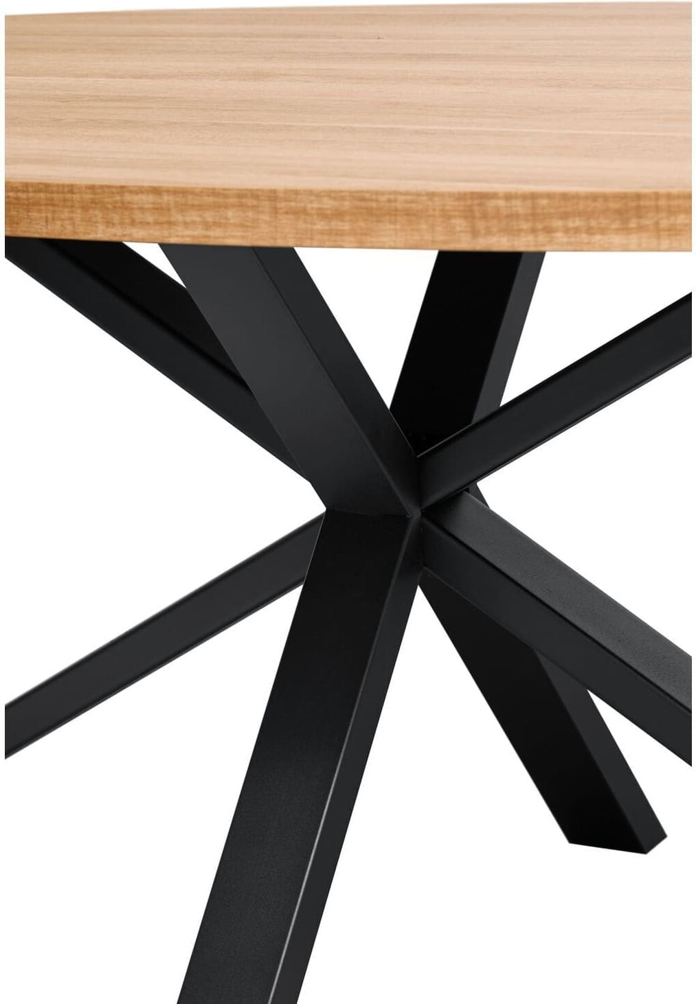 Profijt Meubel Eettafel Caltana 200x105 cm lichtbruin ovaal Bruin Eettafel