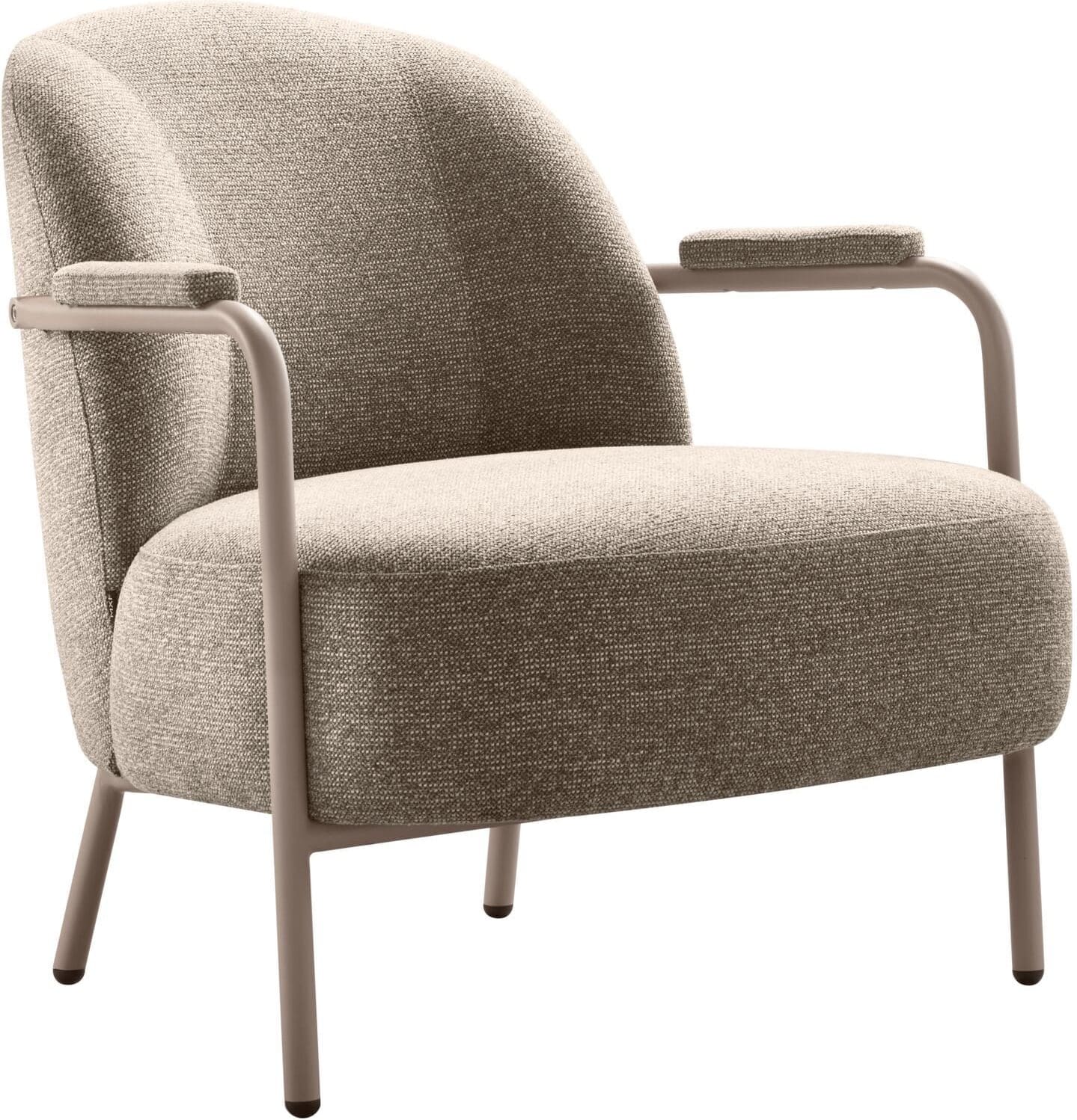 Profijt Meubel Fauteuil Galesse taupe Taupe Fauteuil