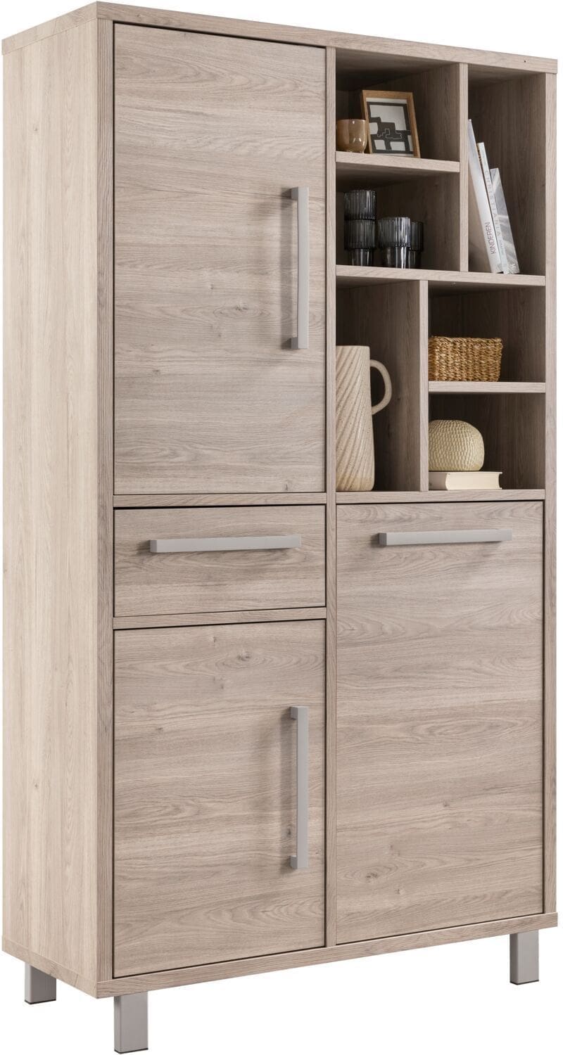 Profijt Meubel Opbergkast Gradoly 200x110x45 cm grijs Grijs Kast|Bergkast