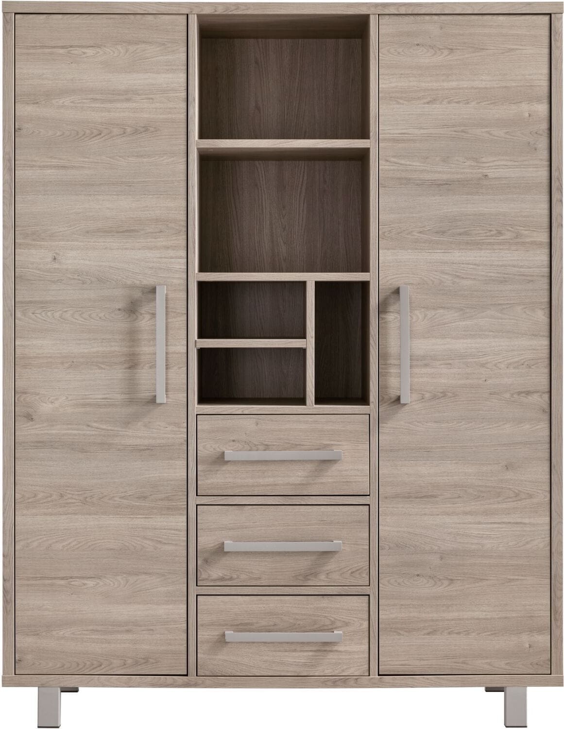 Profijt Meubel Opbergkast Gradoly 200x155x45 cm grijs Grijs Kast|Bergkast