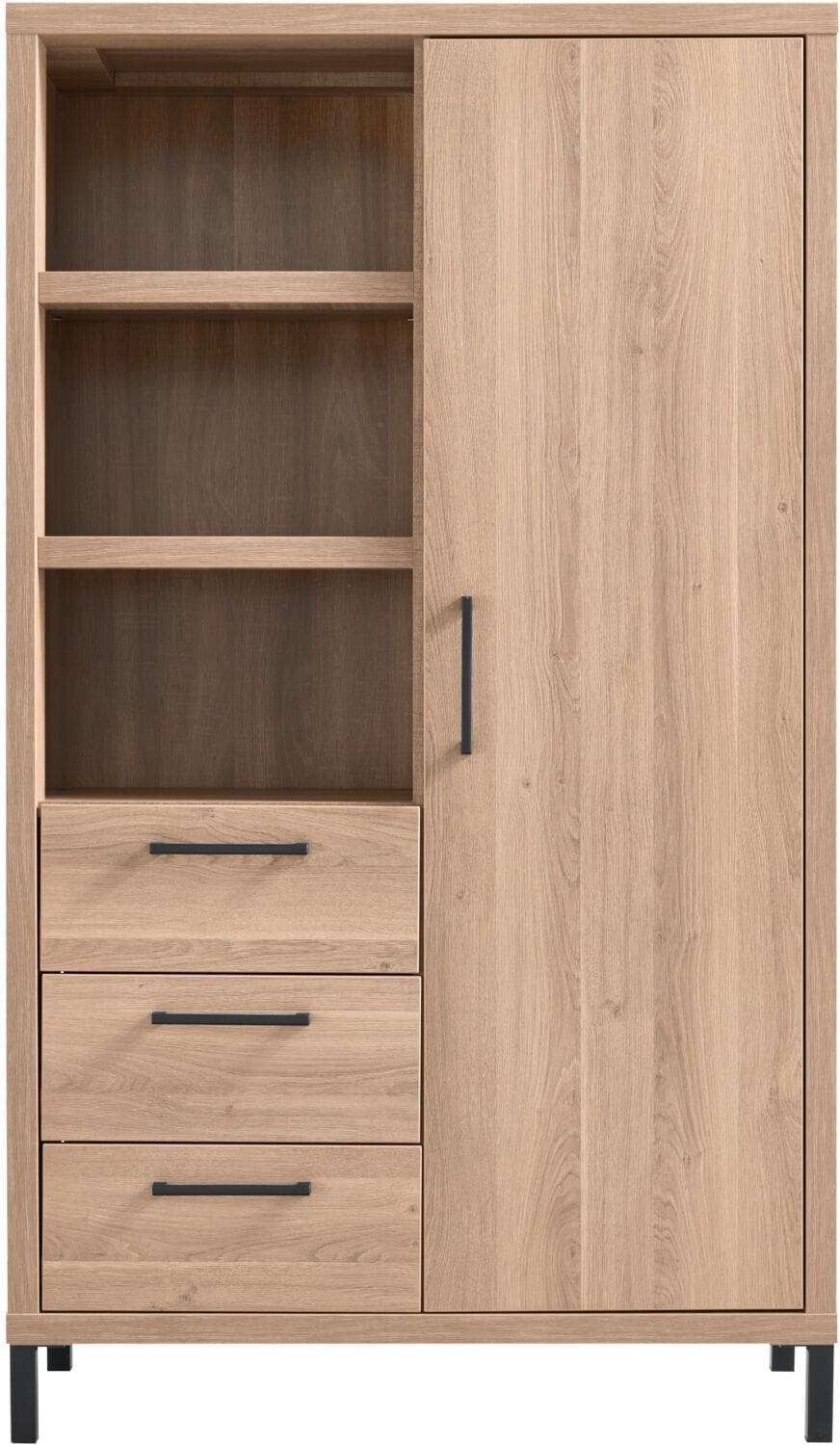 Profijt Meubel Opbergkast Selinia 170x98x45 cm Bruin Kast|Bergkast