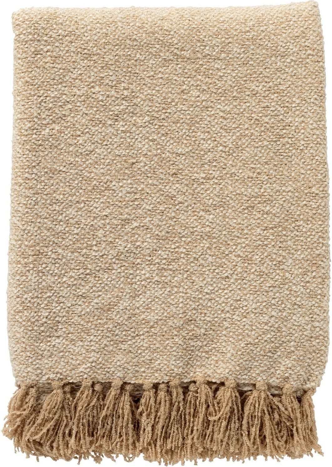 Profijt Meubel Plaid Westray 140x180 cm beige Beige|Wit Sierkussen