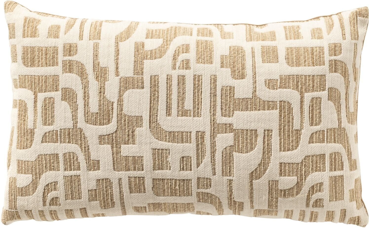 Profijt Meubel Sierkussen Westray 30x50 cm beige Beige|Wit Sierkussen